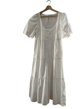 Aritzia Little Moon white cotton dress M